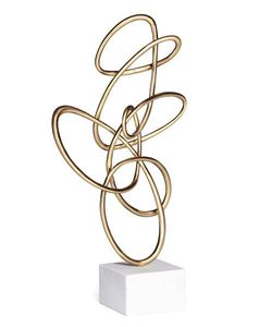 Escultura metálica de sobremesa diseñada para reflejar el expresión artística y el estilo interior personal. - Product Image 1