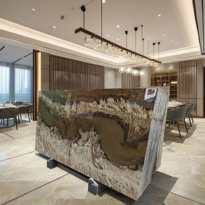 Dalles de sol en marbre gris Jupitor non poli, résistantes aux fissures et aux acides, 20 mm d'épaisseur, 118*65, pour salon, hall, salle à manger, bureau à domicile - Product Image 2