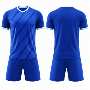 Maillot d'entraînement personnalisé de haute qualité 100 % polyester, uniforme de football respirant à séchage rapide, vêtements de football OEM en gros - Product Image 1