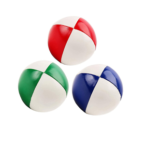 Vente en gros de balles de jonglage en cuir synthétique de haute qualité, balles souples multicolores, jouets pour enfants - Product Image 2