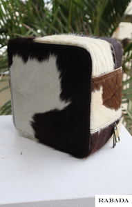 Nuevo estilo occidental hecho a mano con pelo en piel oculta cajas de joyería de cuero joyería esencial casos mínimos - Product Image 5