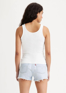 Custom Women Ribbed Tank <b>Top</b> Sleeveless Cotton Stretch Casual Slim Fit Basic Summer Vest OEM Private Label - Product Image 5