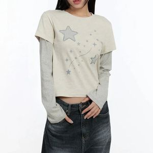 Womens <b>White</b> Graphic <b>T</b> <b>Shirt</b> Anime Manga <b>Girl</b> Print Short Sleeve Crewneck Oversized Drop Shoulder Y2K Gothic Grunge Apparel Tops - Product Image 5