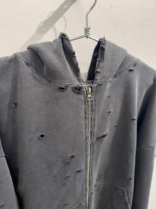 Sudadera con Capucha para Hombre Nesta Sports con Logotipo Personalizado Bordado, 100% Algodón, Lavado Vintage, Estilo Desgastado, Lavado Ácido - Product Image 2