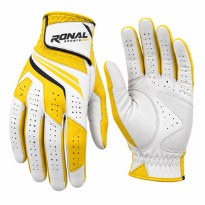 Manufacturer Custom Wholesale LOGO Golf Gloves Cabretta Leather for Women Men Kid Golf Sheepskin Golf Gloves - Product Image 2