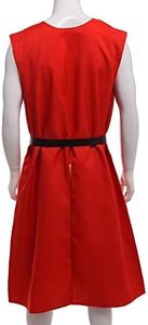 Medieval Red Knight Templar Embroidered High Quality Cotton Crusader <b>Cloak</b> <b>Hood</b> Tunic Cape Set Renaissance Reenactment Halloween - Product Image 5