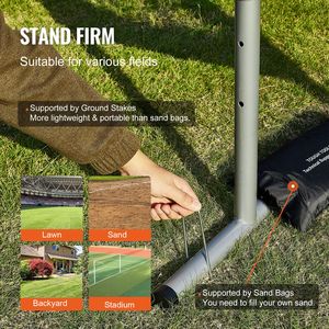 Attrezzatura per Allenamento Baseball e Softball 28"x27" con 9 Fori, Robusta e Regolabile in Altezza, per Pratica di Battuta e Lancio - Product Image 5