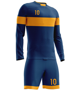 Custom High Quality Men's Short Soccer Jersey Design 100% Polyester Lightweight Football Uniform Kit Automated Cutting Technique - Product Image 4