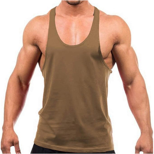 Débardeur de sport pour homme, col en V, tricoté, respirant, séchage rapide, sur mesure, pour musculation, fitness, entraînement décontracté, OEM - Product Image 5