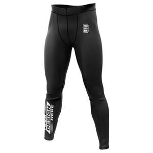 Leggings de sport sublimés à effet froncé, sans couture, pour hommes, extensibles, respirants, en polyester, avec logo personnalisé, faible MOQ - Product Image 2