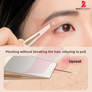 Pince à épiler en acier inoxydable, pointes de précision durables, outil professionnel d'épilation avec une prise en main confortable - Product Image 6