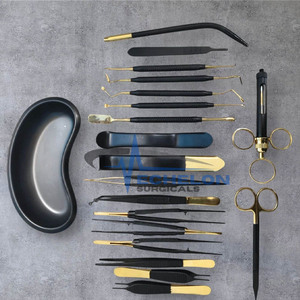 Kit de microcirugía periodontal con instrumentos dentales recubiertos en negro y dorado de ECHELON SURGICALS - Product Image 2