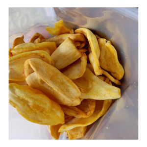 Snack Crujiente de Jaca Dorada Deshidratada y Frita al Vacío, Producido con Frutas Tropicales Frescas, con Empaque Listo para Exportación - Product Image 1