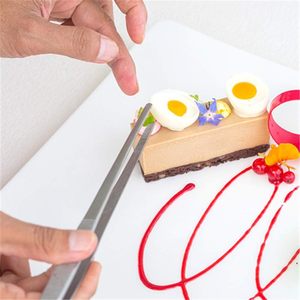 Pince à épiler longue à dents de précision en acier inoxydable, durable pour la manucure et la cuisine, idéale pour un usage domestique et artisanal - Product Image 4