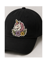 Patchs brodés personnalisés licorne pailletée pour vêtements, patchs thermocollants mignons fleuris pour vêtements d'enfants, badges à coudre en gros