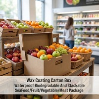 Boîte en carton ondulé RSC découpée sur mesure pour produits frais, emballage pour choux, produits agricoles