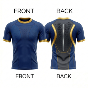 Fabricant de vêtements de sport OEM, t-shirts de compression personnalisés, rashguards, vêtements de combat MMA BJJ, vêtements de sport à séchage rapide, manches longues, vente en gros - Product Image 5