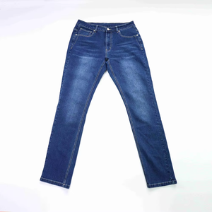 Pantalones Vaqueros de Moda, Ajustados, de Alta Calidad, Hechos en China, OEM, Tallas Grandes, para Hombre, de Mezclilla Lisa, de Algodón, Estilo Stacked - Product Image 3
