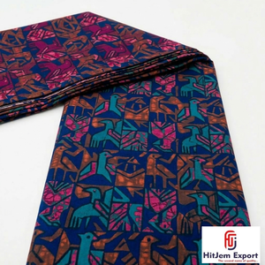 High Quality Multicolor African Wax Print & Ankara Cotton Fabric for Traditional Wear and Crafts Botswana - Product Image 5