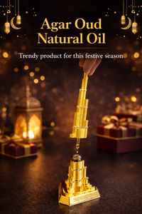 น้ำมันหอมระเหยธรรมชาติบริสุทธิ์ในขวดทองคำหรูหราพร้อมกล่องของขวัญสุดหรูระดับพรีเมียมเหมาะสำหรับเป็นของขวัญ - Product Image 4