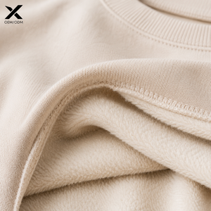 เสื้อสเวตเชิ้ตคอกลมผู้หญิง X ดีไซน์เรียบง่าย สีพื้น ผ้าฝ้ายผสมระบายอากาศได้ดี เหมาะสำหรับใส่ในฤดูใบไม้ร่วง เนื้อผ้านุ่มสบาย - Product Image 6