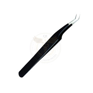 Professional Stainless Steel Eyelash Tweezers Durable Customizable Tweezers - Product Image 1