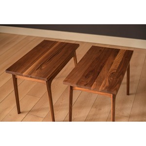 Handcrafted Walnut Mid-Century Modern <b>Side</b> <b>Table</b> Wholesale from India - Product Image 2
