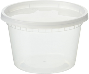 ภาชนะใส่ซุปพลาสติก PP ขนาด 16 ออนซ์ ฝาปิดสนิท ปลอดสาร BPA ใช้กับช่องแช่แข็ง เครื่องล้างจาน และไมโครเวฟได้ ซ้อนกันได้ ดีไซน์ทันสมัย เหมาะสำหรับงานปาร์ตี้ - Product Image 1