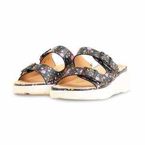 Sandalias de tacón formales negras PU0381 Slipper - Product Image 3