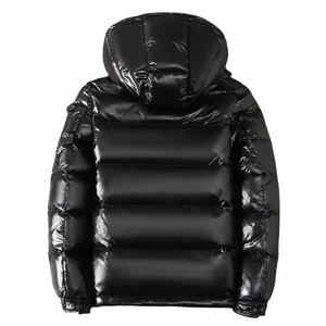Chaqueta de Invierno para Hombre 2026, de Alta Calidad, con Cuello Alto Recubierto, Nailon Personalizado OEM, Peso de la Tela 460g, Relleno de Poliéster - Product Image 3