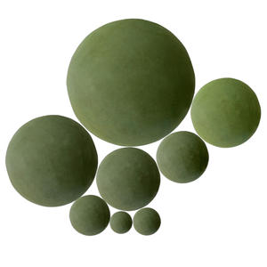 Prix d'exportation le plus bas, mousse florale de qualité supérieure, fleurs et couronnes décoratives, mousse sphérique humide en vert armée - Product Image 1