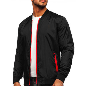 Hot Selling New Fashion Men's Bomber Windproof Jackets Custom Winter Waterproof Breathable Bomber Jacket for Men - Product Image 5
