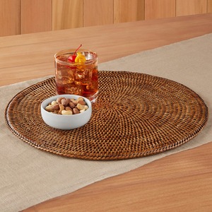 Sous-verres en rotin de haute qualité en gros, décor de table, tapis ronds en osier 35 cm, sous-verres en rotin naturel tressé, fabriqués au Vietnam - Product Image 1