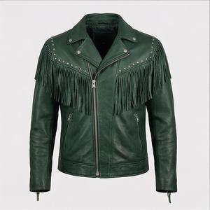 Veste de moto en cuir véritable pour homme de qualité supérieure, nouvelle arrivée, vestes de moto d'hiver, protections amovibles, personnalisables - Product Image 1