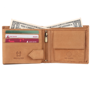 High Quality Handmade Genuine Leather <b>Wallet</b> for Men with Cartoon Truck Printing Vintage Fold Style Short Daily Use - Product Image 4