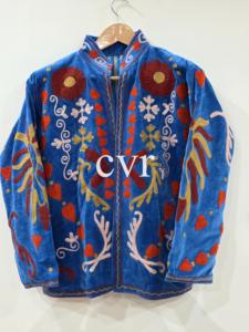 Hand Embroidered Uzbek Handmade Velvet Women's Luxury Coat Outerwear Suzani Eco-Friendly Suzani Velvet Winter <b>Boho</b> for Party - Product Image 2