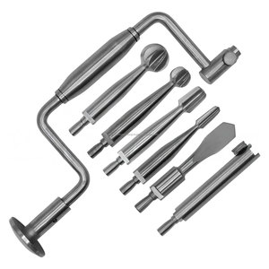 Hudson Brace Manual <b>Hand</b> <b>Drill</b> Set 7 Pcs Neurosurgical Orthopedic Bone <b>Drill</b> Instrument Stainless Steel Surgical Kit Box - Product Image 1