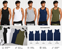 Débardeur en tricot pour homme X Sports City, respirant, col rond, sans manches, 100% coton, vêtements de sport toutes saisons, logo X