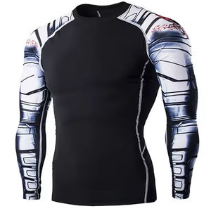 เสื้อแรชการ์ดผู้ชายรุ่นใหม่ขายส่ง สำหรับกีฬาทางน้ำ ทนทานและน้ำหนักเบา แฟชั่นและป้องกันได้ดี ปี 2026 - Product Image 3