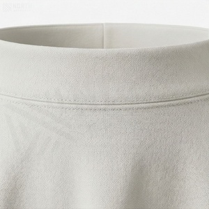 Women A-Line Mini <b>Skirt</b> Solid Color <b>Elastic</b> Waist Comfortable Casual Wear All Seasons Spandex Polyester Fabric - Product Image 4