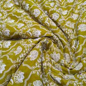 Tissu en Chiffon Brodé Malty Dobby 100% Polyester Respirant Écologique pour Mariage, Couleurs Personnalisées, Fournisseur Textile Export - Product Image 4