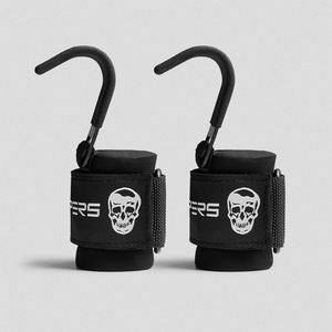 Weight Lifting rubber grip Hooks Non-slip Deadlift wrist Straps palm support <b>Gloves</b> Pull Up gym fitness training session workout - Product Image 5