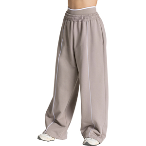 Pantalones Deportivos de Invierno para Mujer, de Alta Calidad, de Algodón Transpirable, con Forro Polar, Cintura Media Elástica, Corte Holgado, Ecológicos, para Gimnasio - Product Image 1