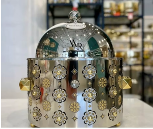 High-End Decorative Hotpot Casserole Food Warmer Mirror Finish Dining Buffet Serveware <b>Catering</b> Wedding Home Use Wholesale White - Product Image 1
