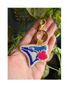 Newest Design Handmade Beaded Keychain At Low Cost Fine Bead Keyrings for Bag Promotional Keychains Good Quality - Product Image 1