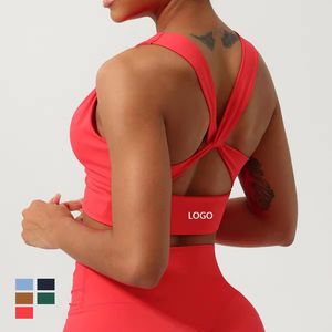 Y-line <b>Straps</b> Breathable Simple Solid Yoga Sports <b>Bra</b> - Product Image 1