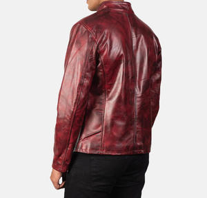 Chaqueta de Cuero para Hombre de Alta Calidad, Diseño Personalizado, Moda Urbana de Invierno, Impermeable, Transpirable, Tela de Lona, Nueva Llegada - Product Image 5