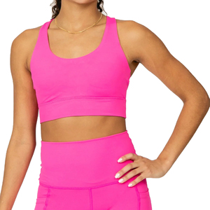 Sujetador deportivo sin aros para mujer, con soporte para el pecho, reducción de grasa en la espalda, realce interno y copas extraíbles, ideal para uso diario. - Product Image 1