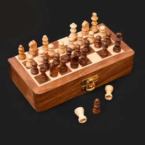 Wood <b>Board</b> Game Gift Luxury Professional Staunton Chessmen Weighted for Tournament <b>Set</b> Wooden <b>Chess</b> <b>Set</b> Handcrafted - Product Image 1