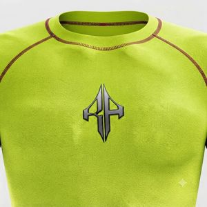 Camiseta Deportiva Sublimada para Hombre, Manga Corta, Cuello Redondo, Secado Rápido, Transpirable, Material de Spandex/Poliéster, Alta Calidad - Product Image 6